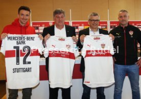VfB Stuttgart Pressekonferenz fairplay Aktion