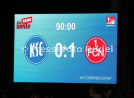 Karlsruher SC - 1. FC N&uuml;rnberg