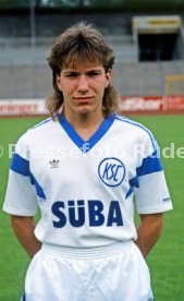28.06.88 Karlsruher SC Fototermin Saison 1988/1989