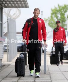 VfB Stuttgart Abflug Bundesliga Spiel in Wolfsburg