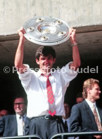 17.05.1992 VfB Stuttgart Meisterschaft Empfang im Stadion