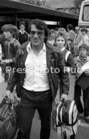 17.05.81 Ankunft DFB Nationalspieler Schlosshotel Monrepos Ludwigsburg