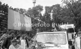 21.06.87 Stuttgarter Kickers Empfang DFB-Pokal Finale 1987