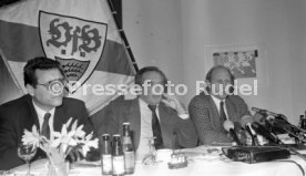 16.01.90 VfB Stuttgart PK Vorstellung Manager Hoene&szlig;