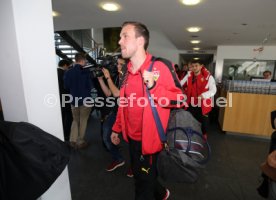 VfB Stuttgart Ankunft Flughafen Stuttgart Kurztrainingslager Mallorca