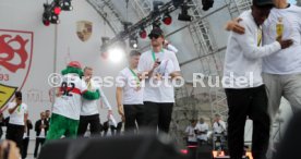 25.05.25 VfB Stuttgart Feier und Autokorso DFB-Pokal Sieg Stuttgart Schlossplatz