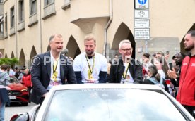 25.05.25 VfB Stuttgart Feier und Autokorso DFB-Pokal Sieg Stuttgart Schlossplatz
