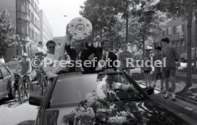 17.05.1992 VfB Stuttgart Meisterschaft Autokorso