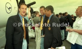 13.06.97 VfB Stuttgart Abflug Berlin DFB-Pokal Finale 1997