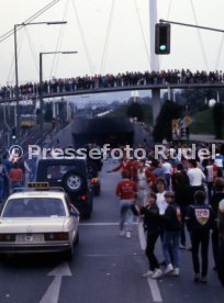 26.05.1984 VfB Stuttgart Meisterschaft 1984 Autokorso Bad Cannstatt