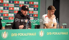 23.05.25 VfB Stuttgart Pressekonferenz DFB-Pokal Finale 2025 Berlin