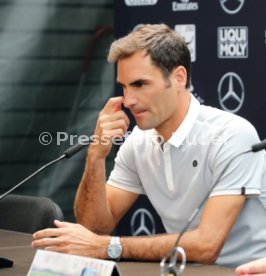 Tennis MercedesCup Stuttgart 2017 PK Roger Federe