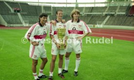 15.07.97 VfB Stuttgart Fototermin DFB-Pokal Sieger 1997