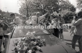 17.05.1992 VfB Stuttgart Meisterschaft Autokorso
