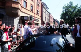 17.05.1992 VfB Stuttgart Meisterschaft Autokorso