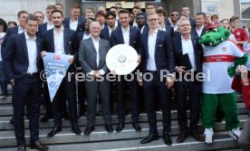 VfB Stuttgart Empfang Rathaus Meisterschaft 2. Bundesliga
