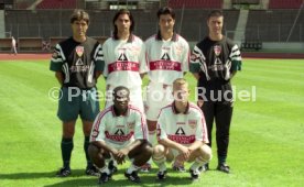 08.07.97 VfB Stuttgart Fototermin Saison 1997/1998