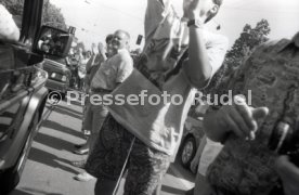 17.05.1992 VfB Stuttgart Meisterschaft Autokorso