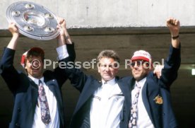 17.05.1992 VfB Stuttgart Meisterschaft Empfang im Stadion