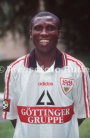 08.07.97 VfB Stuttgart Fototermin Saison 1997/1998