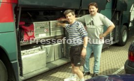 13.06.97 VfB Stuttgart Abflug Berlin DFB-Pokal Finale 1997