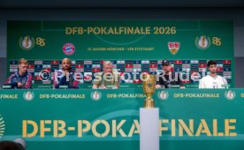 22.05.26 VfB Stuttgart Pressekonferenz DFB-Pokal Finale 2025/2026 Berlin