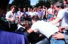 17.05.1992 VfB Stuttgart Meisterschaft Autokorso