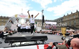 25.05.25 VfB Stuttgart Feier und Autokorso DFB-Pokal Sieg Stuttgart Schlossplatz