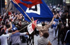 26.05.1984 VfB Stuttgart Meisterschaft 1984 Autokorso Bad Cannstatt