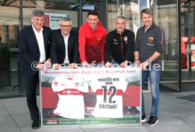 VfB Stuttgart Pressekonferenz fairplay Aktion