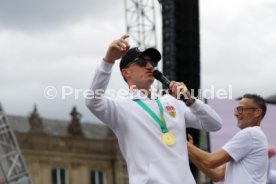 25.05.25 VfB Stuttgart Feier und Autokorso DFB-Pokal Sieg Stuttgart Schlossplatz
