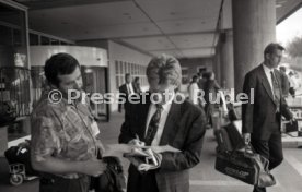 15.09.92 Ankunft Leeds United Flughafen Stuttgart