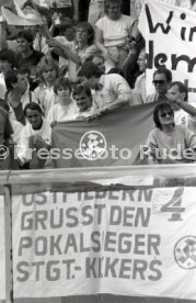 DFB-Pokal Finale 1987 Hamburger SV - Stuttgarter Kickers