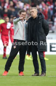 VfB Stuttgart Trainer Hannes Wolf.