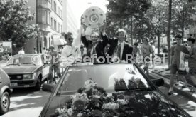17.05.1992 VfB Stuttgart Meisterschaft Autokorso