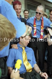 15.06.97 VfB Stuttgart Empfang am Rathaus DFB-Pokal Sieg 1997