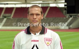 08.07.97 VfB Stuttgart Fototermin Saison 1997/1998