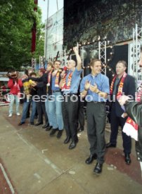 15.06.97 VfB Stuttgart Empfang am Rathaus DFB-Pokal Sieg 1997