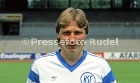 28.06.88 Karlsruher SC Fototermin Saison 1988/1989