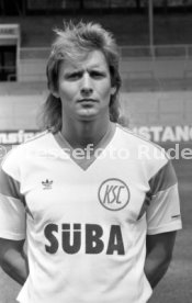 28.06.88 Karlsruher SC Fototermin Saison 1988/1989