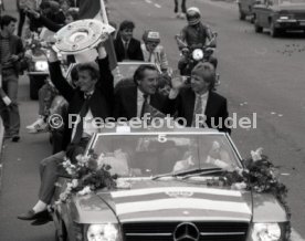 26.05.1984 VfB Stuttgart Meisterschaft 1984 Autokorso Bad Cannstatt
