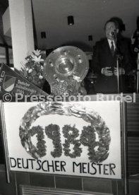 26.05.1984 VfB Stuttgart Meisterschaft 1984 Empfang Rathaus