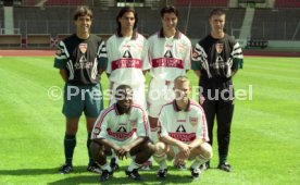 08.07.97 VfB Stuttgart Fototermin Saison 1997/1998