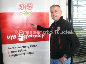 VfB Stuttgart Pressekonferenz fairplay Aktion