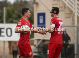 VfB Stuttgart Trainingslager La Manga 2018 Testspiel VfB Stuttgart - FC Twente Enschede