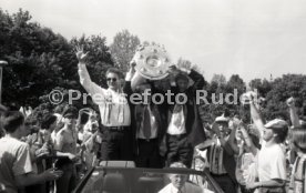 17.05.1992 VfB Stuttgart Meisterschaft Autokorso