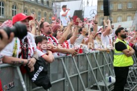 25.05.25 VfB Stuttgart Feier und Autokorso DFB-Pokal Sieg Stuttgart Schlossplatz