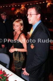 VfB Stuttgart Herbstball 1998 li. Sylvia Wohlfahrt li. Franz Wohlfahrt Foto Rudel