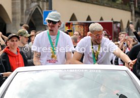 25.05.25 VfB Stuttgart Feier und Autokorso DFB-Pokal Sieg Stuttgart Schlossplatz
