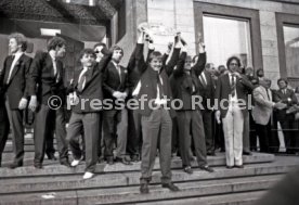 26.05.1984 VfB Stuttgart Meisterschaft 1984 Empfang Rathaus